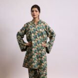 Gul-e-Bahar printed lawn suit with cotton silk dupatta