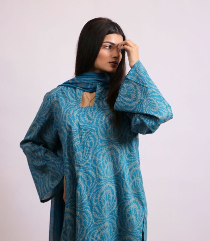 Neela Gallery2 Neela Gulab blue chunri lawn suit with dupatta